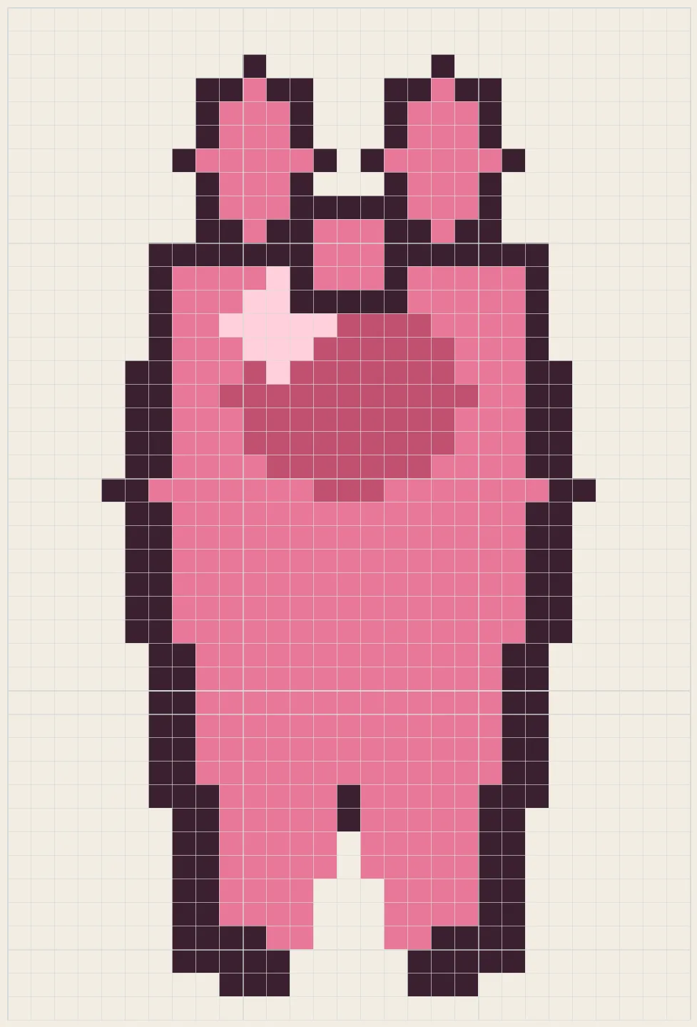 Camisole leotard perler bead pattern
