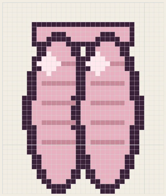 Knit leg warmers perler bead pattern