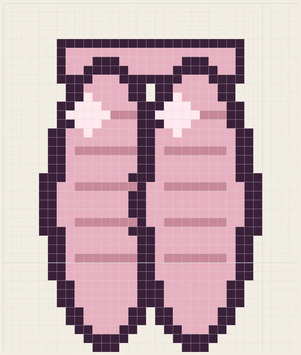 Knit leg warmers perler bead pattern