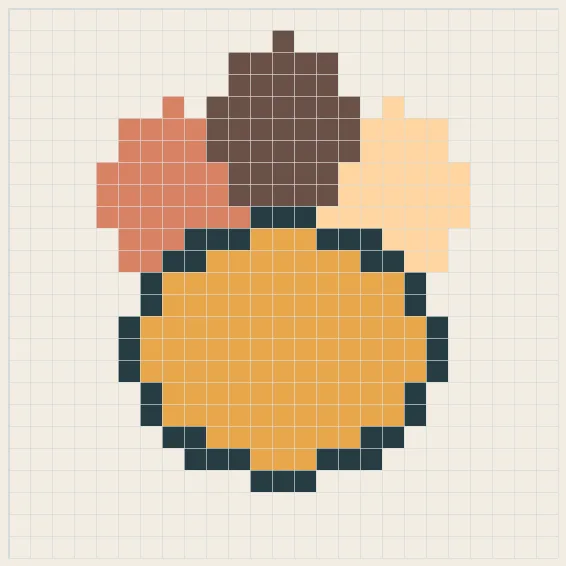 Paw print perler bead pattern