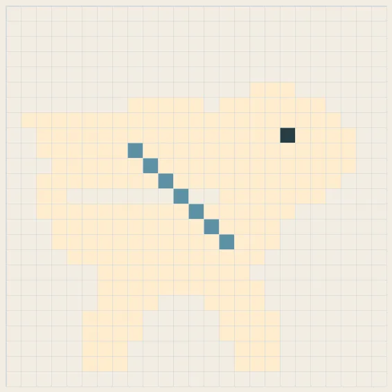 Peace dove perler bead pattern