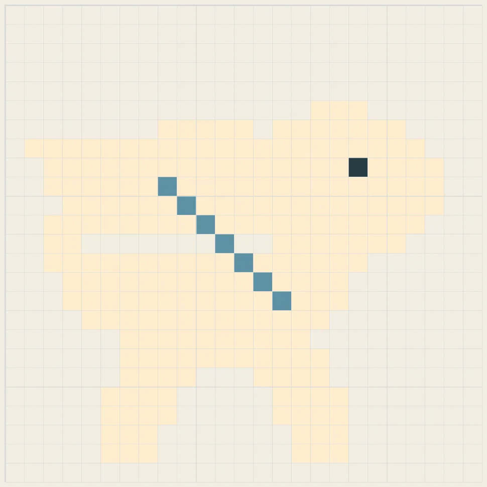 Peace dove perler bead pattern