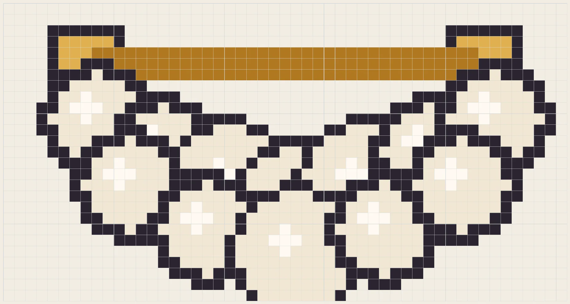 Pearl choker perler bead pattern