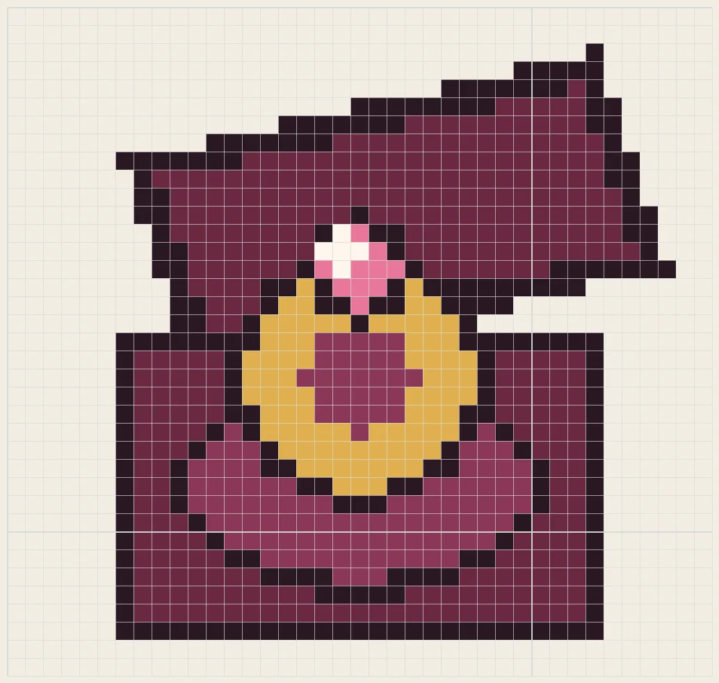 Ring box perler bead pattern