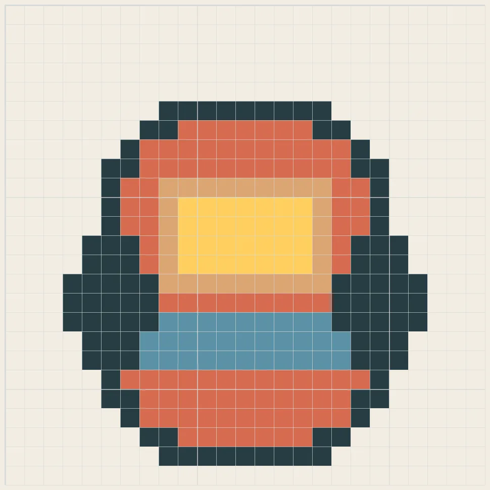 Travel backpack perler bead pattern